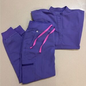 FIGS Amethyst Scrub Set